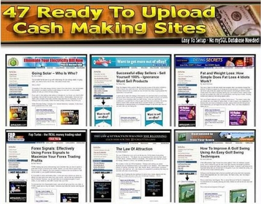 Product picture 47 Ready Made Clickbank Websites MRR $1.49